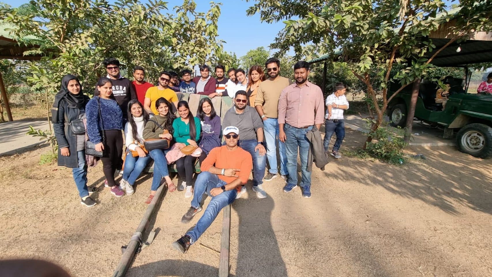 The Insights Curry team on a countryside trip